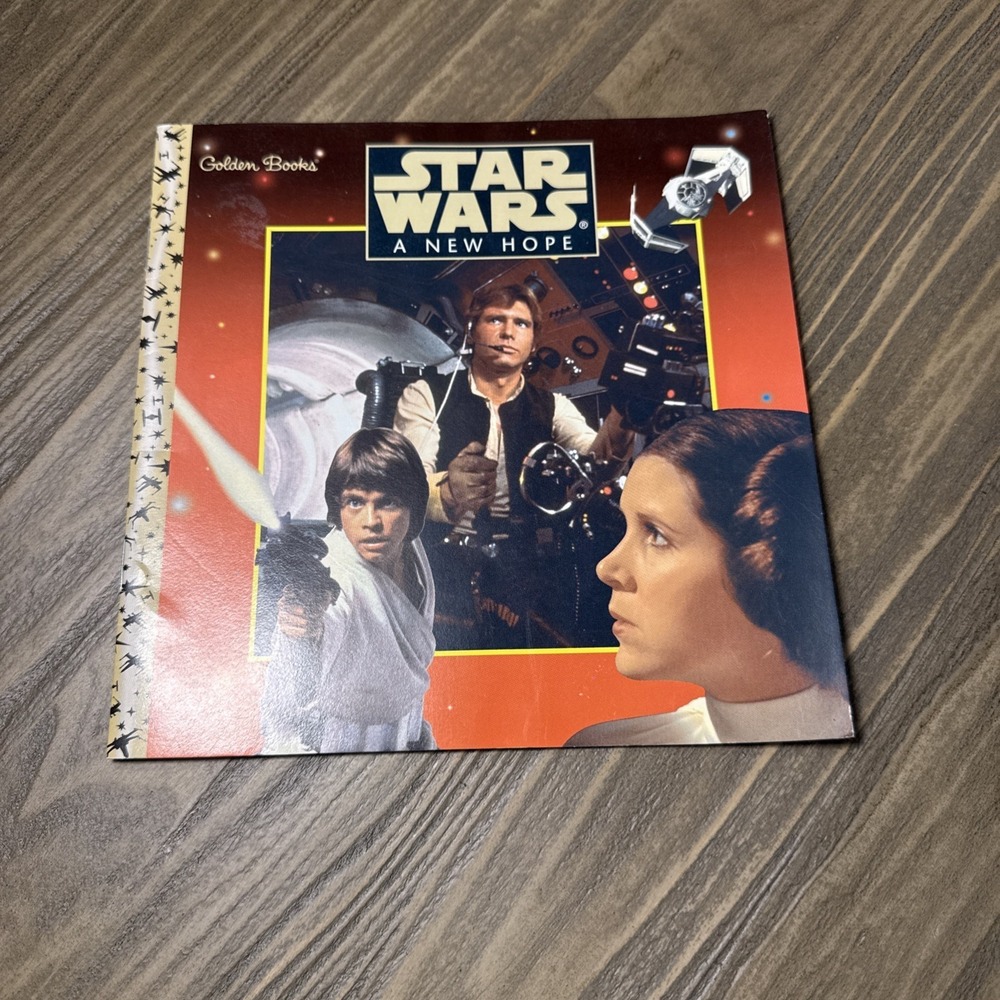 VTG A Little Golden Book Star Wars IV A New Hope Paperback Children's Book 1997
